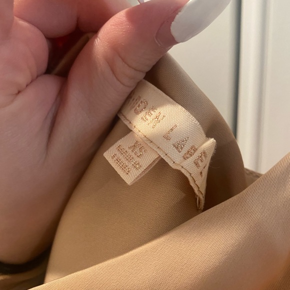 Lulus Saunter In Beige Cowl Neck Midi Slip Dress - Picture 8 of 10